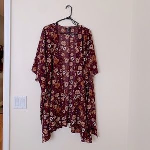 Floral Long Kimono